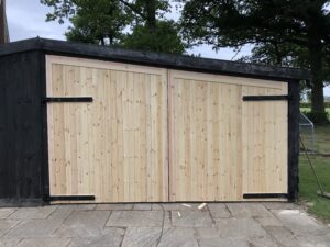 Custom Size Timber Garage Doors