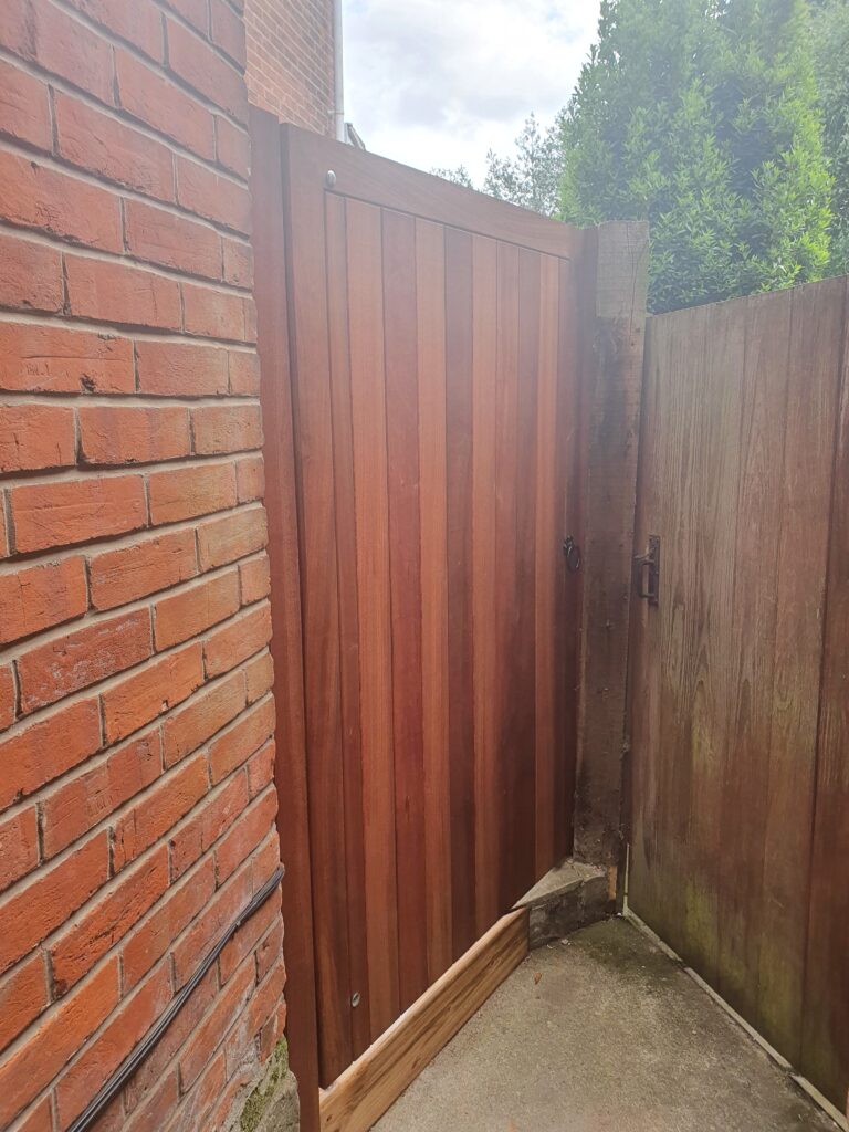 Solid Timber Side Gate