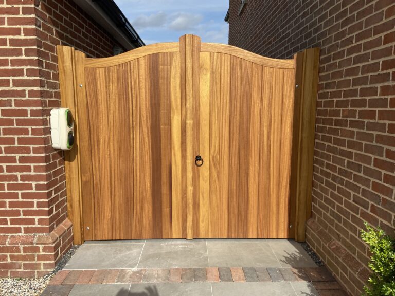 Arched Top Solid Gates