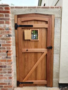 Traditional style timber door