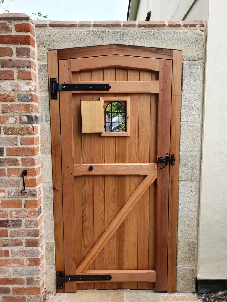 Traditional style timber door